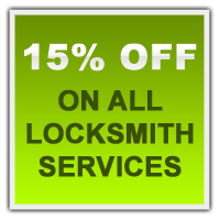 15% off on all locksmith services